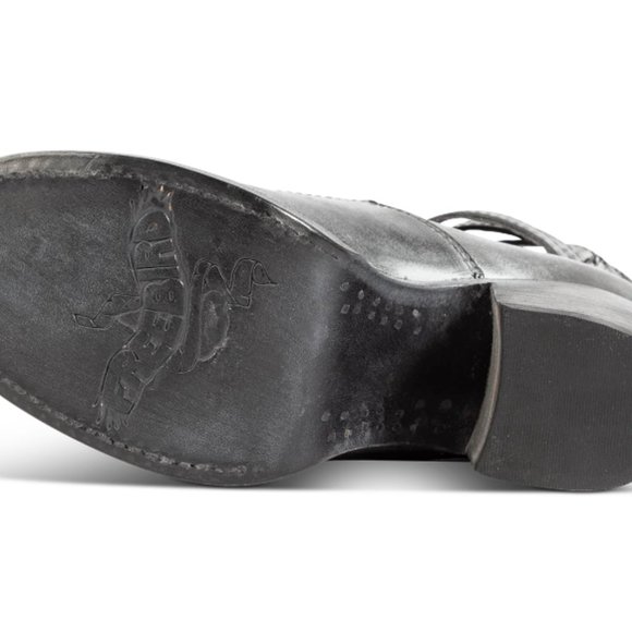 NWOB Freebird by Steven Randi Heels Black Leather Size 9 - Worn once in house - Picture 14 of 14